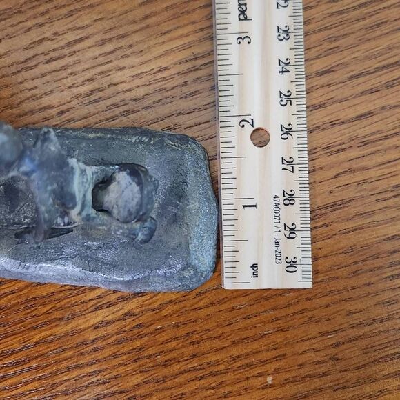 Hunter Pewter Children on Seesaw Figurine Vintage Pewter Figure - Picture 8 of 8